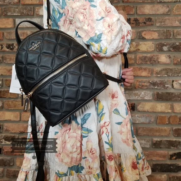 Kate Spade MINI NATALIA backpack Leather Black main image 12